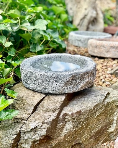 Vogeltränke granit anthrazit - granit,