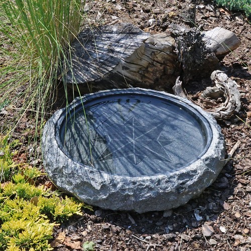 Granit vogeltränke 35cm - granit,