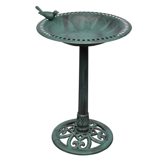 Vogeltränke mit dekovogel - vogeltränke,