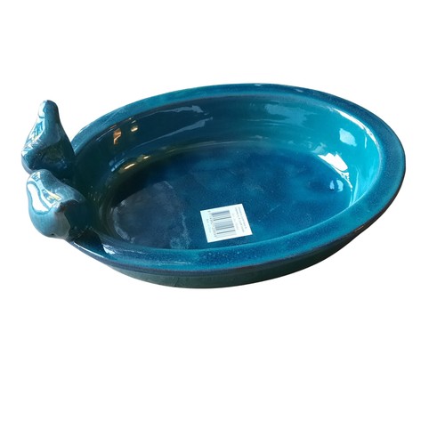 Vogelbad keramik oval - keramik,
